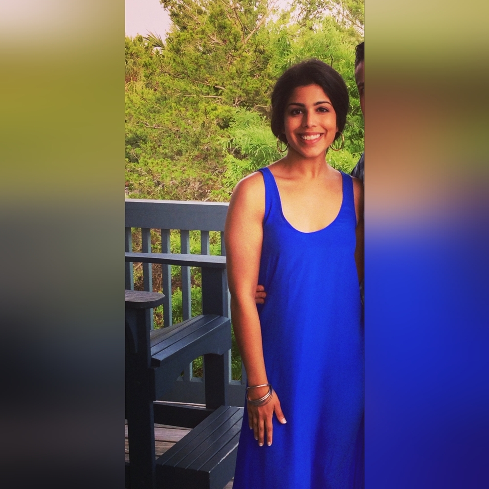 100% Silk JCrew Blue Dress